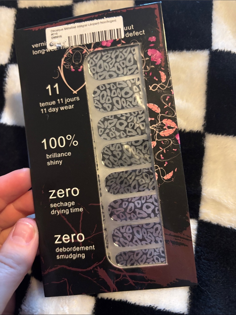 Brand new nail foils cheetah print